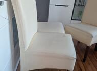 Grajewo ogłoszenia: Sprzedam używane krzesła, 8 sztuk, kremowe, nie są porwane lecz... - zdjęcie