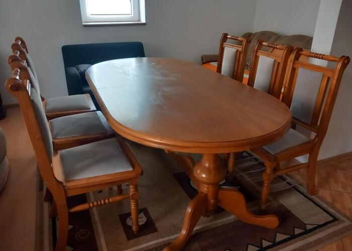 Grajewo ogłoszenia: Sprzedam stół + 8 krzeseł dębowych( nie wszystkie na zdjęciu)...