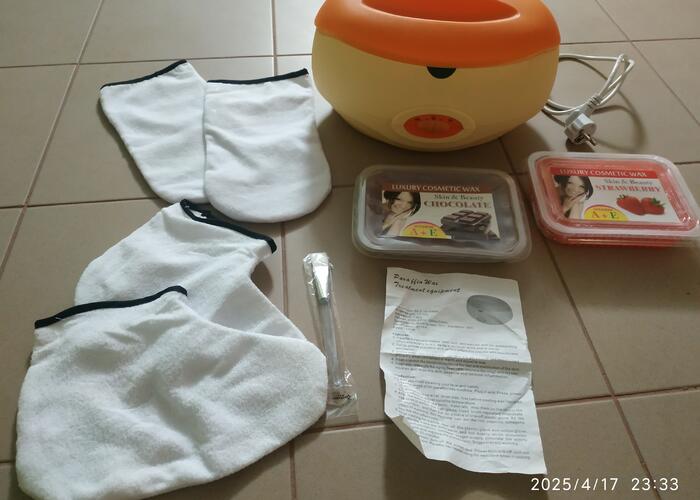 Grajewo ogłoszenia: Sprzedam w bardzo dobrym stanie parafiniarkę, 2 opakowania...