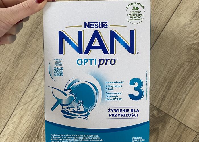 Grajewo ogłoszenia: Sprzedam Mleko modyfikowane nowe nieotwierane nan NESTLE opti pro 3