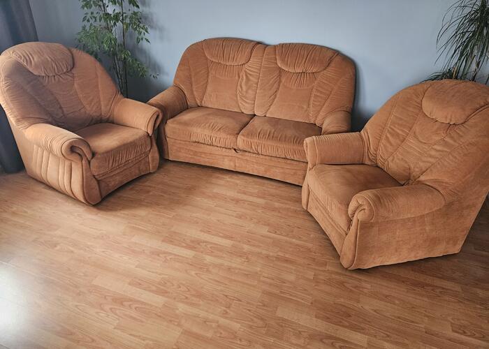 Grajewo ogłoszenia: Sprzedam sofę 3-osobową z funkcją spania i pojemnikiem na...