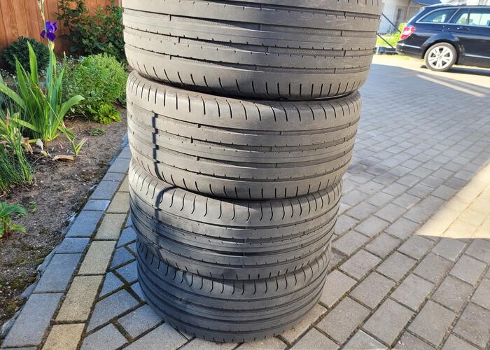 Grajewo ogłoszenia: Opony letnie 225x45r17, bieżnik ok 5 mm